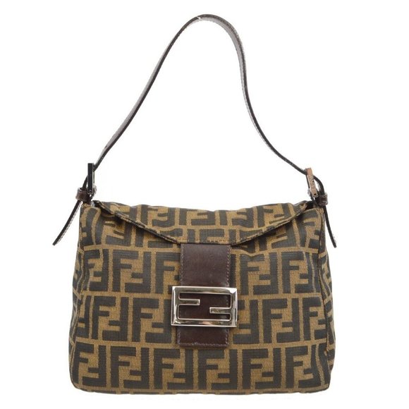Fendi Brown Zucca Handbag - Picture 1 of 10